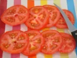 Etape 4 - Plancha: Galettes de polenta aux herbes et à la tomate