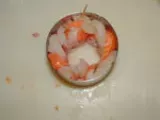 Etape 6 - Couronne tressée de poissons aux épinards, sauce à la coriandre