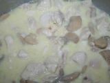 Etape 3 - Fusilli au poulet, champignons et huile de truffe