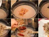 Etape 8 - Langue de boeuf sauce madère aux champignons