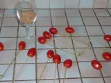 Etape 1 - Tomates cerises en pommes d'amour