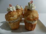 Etape 7 - Mini cupcakes au saumon fumé, topping au fromage frais