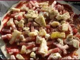 Etape 5 - Pizza aux lardons et 3 fromages