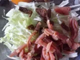 Etape 4 - Salade de chou au saumon fumé