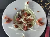 Etape 5 - Salade de chou au saumon fumé