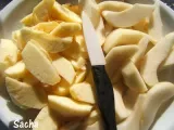 Etape 5 - Tarte au camembert, pommes et poires caramélisées sur une pâte brisée au cidre