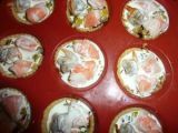 Etape 9 - Mini-tartelettes aux poireaux et aux fruits de mer