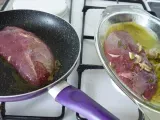 Etape 2 - Magret de canard au four cuit en brochette