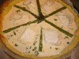Etape 6 - Tarte aux asperges et au fromage de chèvre