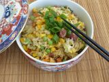 Etape 7 - Riz sauté façon riz cantonais
