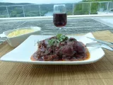 Etape 4 - Diots de Savoie sauce aux tomates séchées et au vin rouge