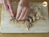 Etape 3 - Rillettes de poulet moutarde pistache