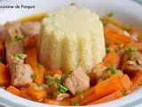 Etape 1 - Filet mignon au wok accompagné de carottes
