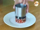 Etape 4 - Tartare jambon melon tomate