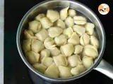 Etape 8 - Tortellinis au parmesan, jambon et basilic