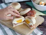 Etape 4 - Muffins anglais œuf et bacon