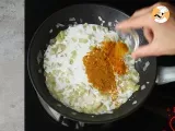 Etape 2 - Curry de crevettes au lait de coco express