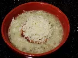 Etape 4 - Soupe à l'oignon gratinée et agrémentée de graines de tournesol