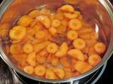 Etape 1 - Mousse de carottes accompagnée d'une chantilly aux noix
