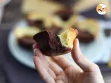 Etape 8 - Moelleux bi-goût chocolat/vanille et cœur chocolat