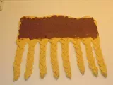 Etape 5 - Brioche roulée en petites tresses au chocolat