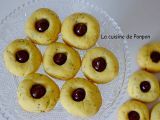 Etape 5 - Biscuits aux graines de pavot garnis de ganache choco