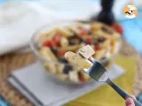 Etape 5 - Salade de pâtes, tomate, feta et olives