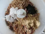 Etape 2 - Boules (barres) aux dattes et aux noix, linette et spiruline, vegan