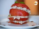 Etape 1 - Tomate borsalino à la sardine