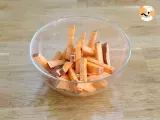 Etape 2 - Frites de patates douces au four (et son poulet)