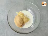 Etape 1 - Gâteau au yaourt de soja et compote de pommes (vegan et sans gluten)