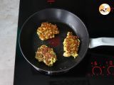 Etape 4 - Galettes de chou-fleur et brocoli au curry