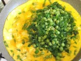 Etape 3 - Omelette aux petits pois d'Alain Ducasse, végétarien