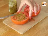Etape 1 - Burger de tomate