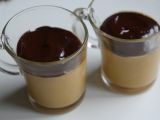 Etape 3 - Panna cotta au café garnie de ganache au chocolat, chantilly et griotte au kirsch