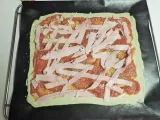 Etape 1 - Pizza tomate, jambon, fromage