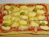 Etape 3 - Pizza tomate, jambon, fromage