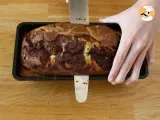 Etape 6 - Marbré croustillant - Gâteau marbré avec glaçage au chocolat et amandes