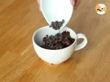 Etape 2 - Mug cake au chocolat et au beurre de cacahuètes