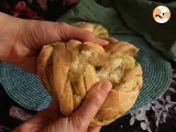 Etape 8 - Petits pains tressés au pesto vert
