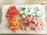 Etape 1 - Quinoa aux légumes et poulet