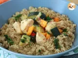 Etape 4 - Quinoa aux légumes et poulet