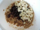 Etape 2 - Biscuit au chocolat blanc, baies de goji et cranberries