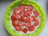 Etape 4 - Gâteau moelleux à la rhubarbe et fraises et aux blancs d'oeufs