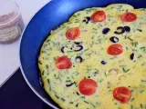 Etape 1 - Omelette aux tomates, olives et sardines