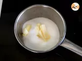 Etape 3 - Pop corns au caramel