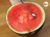 Etape 2 - Salade de melon dans un melon