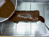 Etape 6 - Cake au chocolat et son glaçage
