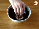 Etape 5 - Mini gaufres au chocolat