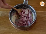 Etape 8 - Crêpes fourrées à la béchamel, au fromage et au jambon